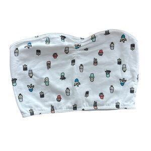 Nollie Bandeau XS Crop Top, Tube Top Pacsun Strapless Bralette